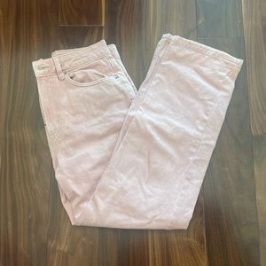 Dynamite Pink Straight Leg Jeans